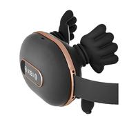 Bionic, massaggiatore riscaldato, massaggiatore per collo, mani vere, massaggiatore Shiatsu portatile wireless per collo e schiena, design simulato della mano umana per sollievo e muscoli (nero)