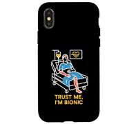 Bionic Patient Trust Me Im Bionic Fun Mens Chirurgia Recupero Custodia per iPhone X/XS