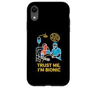 Bionic Patient Trust Me Im Bionic Fun Mens Chirurgia Recupero Custodia per iPhone XR