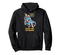 Bionic Patient Trust Me Im Bionic Fun Mens Chirurgia Recupero Felpa con Cappuccio
