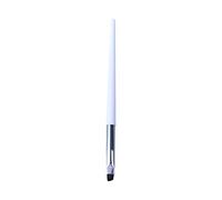Bionic, pennello sottile angolato per eyeliner, sopracciglia, pennello ultra fine, strumento di bellezza per il trucco (#4 bianco angolato S)