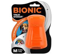 BIONIC Shaker giocattolo per cani di taglia media, giocattolo interattivo da masticare che resiste ai masticatori più duri, per cani tra 7 e 15 kg.