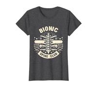 Bionic Spine Club Chirurgia Medica avanzata - Maglietta, Donna, Grigio Scuro, XXL