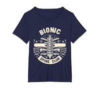 Bionic Spine Club Chirurgia Medica avanzata - Maglietta, Donna Plus-Size, Navy, 6X