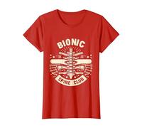 Bionic Spine Club Chirurgia Medica avanzata - Maglietta, Donna, Rosso, 3XL