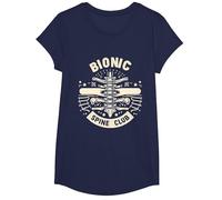 Bionic Spine Club Chirurgia Medica avanzata - Maglietta, Ragazze, Navy, S