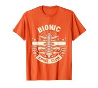 Bionic Spine Club Chirurgia Medica avanzata - Maglietta, Uomo, Arancio, L