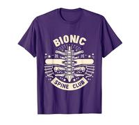 Bionic Spine Club Chirurgia Medica avanzata - Maglietta, Uomo, Viola, 3XL