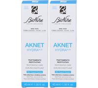 BioNike Aknet HydraPlus Trattamento Restitutivo 2x40 ml Crema