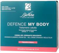 Bionike Defence My Body - Crema-Gel Drenante Riducente Trattamento Cellulite Dispositivo Medico, 30 Bustine