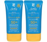Bionike Defence Sun SPF50+ Crema Viso Fondente 2x50 ml Crema solare
