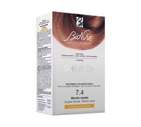 Bionike Shine on Tinture per Capelli Colore Biondo Chiaro 7.4 Biondo Ramato