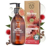 Bionoble Olio di Ricino Biologico 200ml - 100% Puro, Naturale, Pressato a Freddo - Ciglia, Sopracciglia, Capelli, Barba, Unghie - Vegan Castor Oil - Bottiglia di Vetro + Pompa