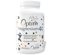 BIONOTO SPRL Integratore Optim Magnesium 4X con vitamina B6, 60 capsule