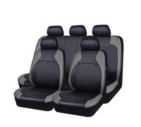 BioNyt Set Coprisedili Auto per Dacia Sandero Stepway 5 Places Duster 2000-2023, 9 Pezzi Traspirante Antiscivolo Impermeabile Pelle Copri Sedile, Interni Protezioni Accessori,Grey