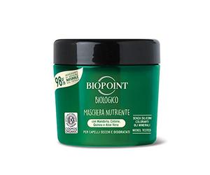 Biopoint Biologico - Maschera Nutriente Bio per Capelli Secchi e Disidratati, Trattamento Ristrutturante e Idratante con Olii Biologici, Dona Morbidezza e Setosità, 200 ml