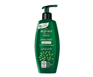 Biopoint Biologico - Shampoo Nutriente Bio per Capelli Secchi e Disidratati, con Olii Biologici, Azione Nutriente e Idratante Delicata, Dona Forza e Brillantezza, 250 ml