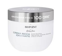 Biopoint - Crema Corpo Ricca Idratante, Azione Idratante fino a 100 Ore, Rafforza e Riequilibra la barriera cutanea, 400 ml