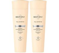 Biopoint Full Nutritive - Shampoo Nutrizione Intensa, Azione Idratante e Rinforzante, Deterge Delicatamente e Protegge i Capelli, Dona Morbidezza e Setosità, 200 ml (Confezione da 2)