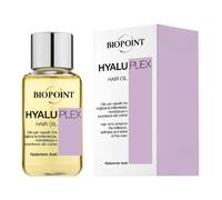 Biopoint Hyaluplex - Hair Oil, Olio Capelli Ristrutturante con Cheratina e Acido Ialuronico, Azione Illuminante e Anti-Crespo, Ravviva il Colore, Dona Morbidezza Senza Appesantire, 50 ml