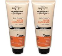 Biopoint Professional Hair Program - Balsamo Capelli Super Nutriente, Formula Ultra Ricca per Idratare e Nutrire i capelli secchi e sfibrati, 350 ml (Confezione da 2)