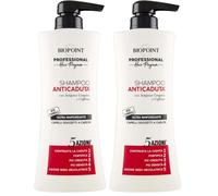 Biopoint Professional Hair Program - Shampoo Capelli Anticaduta, con Actigrow Complex e Caffeina, Dona Capelli Forti e Morbidi, 400 ml (Confezione da 2)
