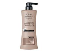 Biopoint Professional Hair Program - Shampoo Capelli Riparazione & Bellezza 5 Azioni, Rigenera e Idrata i Capelli Danneggiati, Formulato con Cheratina, Olio di Argan e Olio di Moringa, 400 ml