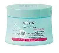 Biopoint Pure & Fresh - Maschera Capelli con Aloe Vera, Azione Nutriente e llluminante, Fortifica la Chioma senza Appesantire, Dona Brillantezza e Setosità, 250 ml