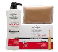 BIOPOINT SET LINEA ANTICADUTA : SHAMPOO 400 ML + FIALE ANTICADUTA + POCHETTE (COLORI ASSORTITI)