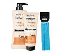 BIOPOINT SET LINEA SUPER NUTRIENTE : SHAMPOO 400 ML + BALSAMO 350 ML + FASCIA PER CAPELLI