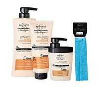BIOPOINT SET LINEA SUPER NUTRIENTE : SHAMPOO 400 ML + BALSAMO 350 ML + MASCHERA 300 ML + FASCIA PER CAPELLI