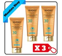 BIOPOINT SOLAIRE LATTE SOLARE CORPO SUBLIMANTE SPF 30 200ml (X3)