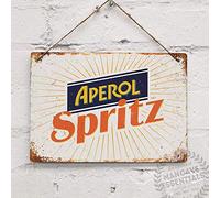 Biopracess Aperol Spritz Vintage Cocktail Prosecco Targa in latta