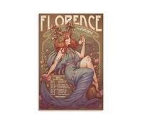 Biopracess Florence + The Machine (18) Poster Hangingation Targa in metallo retrò vintage latta poster in metallo decorazione da parete 20,3 x 30,5 cm