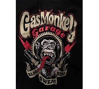 Biopracess Gas Monkey - Targa da parete in metallo, stile vintage, 20,3 x 30,5 cm