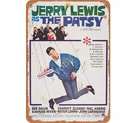 Biopracess Jerry Lewis As The Patsy Retro Prevent Glare Fun Art Fashion Metal Wall Decor Targa in latta adatta per la cucina L divertente decorazione targa metallica 20,3 x 30,5 cm