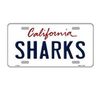 Biopracess Targa con scritta "San José Sharks Hockey Team", 15,2 x 30,5 cm