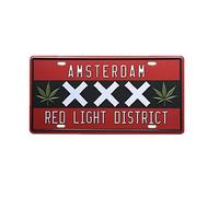 Biopracess Targa in metallo Amsterdam, 20,3 x 30,5 cm