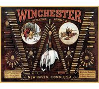 Bioprocess Winchester Arms - Targa in metallo, 20 x 30 cm