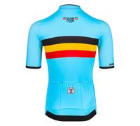 Bioracer Maglia a maniche corte Belgium Icon Classic Multicolor SL Uomo