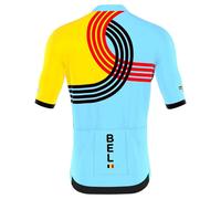 Maglia Bioracer Boic Olympics Paris 2024 manica corta blu giallo bambini - 128