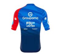 Bioracer Icon Classic Smooth Groupama-fdj 2026 Short Sleeve Jersey Blu S Uomo Groupama-FDJ 2026