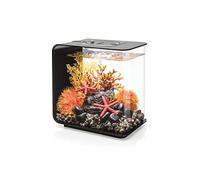 biOrb Flow 15 Acquario in acrilico, nero, MCR multicolore, illuminazione a LED, elegante acquario da 15 litri con filtraggio in 5 fasi, facile da installare, include telecomando, pompa d'aria