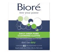 Biore Daily Deep Pore Cleansing Cloth, 60 Count by Bior???