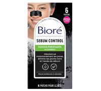 bioré Set di 6 cerotti purifiants al carbone