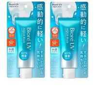 Biore UV Aqua Rich Watery Essence Crema di protezione solare SPF50+ PA++++ 70g Protezione solare Made in Japan, Set di 2