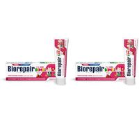 Biorepair Bimbi, Dentifricio Protezione Carie, Bambini 0-6 Anni, Con Estratto di Fragola, Con MicroRepair, Clinicamente Testato, Senza Fluoro e Coloranti, 50ml (Confezione da 2)