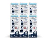 Biorepair, Collutorio Ad Alta Densità 3-in-1, Contrasta Ipersensibilità Dentinale, Antibatterico - Anticarie, Con MicroRepair e Zinco PCA, Senza Clorexidina, Fluoro e Alcool, 6x500ml