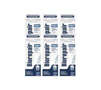 Biorepair, Collutorio Ad Alta Densità Sensibilità e Placca, Contrasta Ipersensibilità Dentinale, Antibatterico - Anticarie, Con MicroRepair e Zinco PCA, Senza Clorexidina, Fluoro e Alcool, 6x500ml