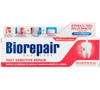 Biorepair, Dentifricio Fast Sensitive Repair, Riduce la Sensibilità Dentale e Dà Sollievo dal Dolore dei Denti Sensibili in 30 Secondi, Protegge e Ripara lo Smalto, Senza Fluoro, 60 ml